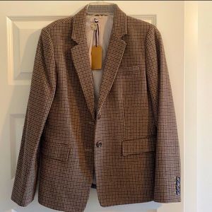 Daniel Cremieux Tweed Brown Blazer size 12